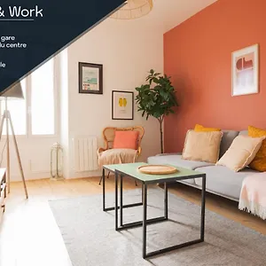 Chill And Work / Gare Tgv / Beau T2 Renove , Rennes Francia